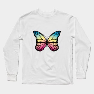 Colorful Butterfly Long Sleeve T-Shirt